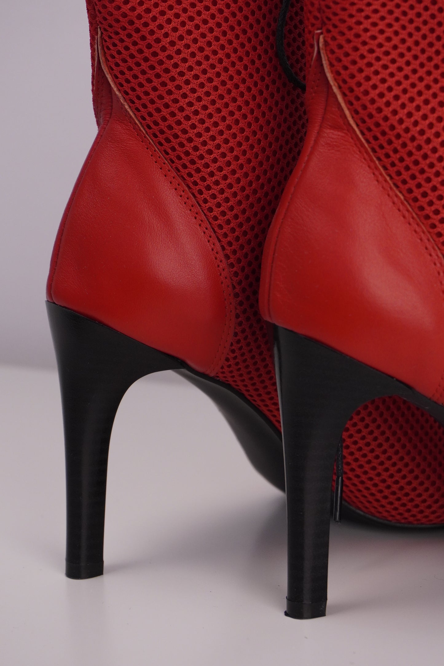 Czerwone botki do tańca High Heels