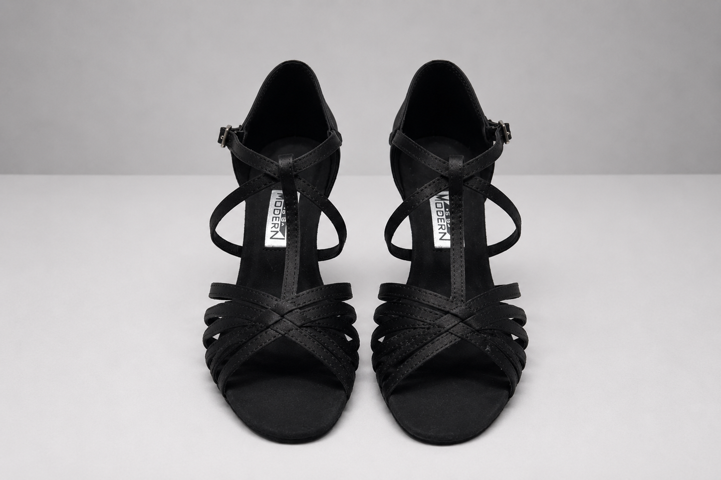 Czarne buty do tańca latino damskie – obcas 7 cm