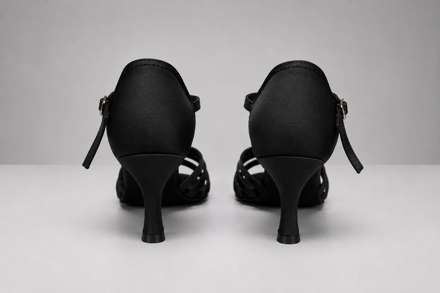 Czarne buty do tańca latino damskie – obcas 7 cm