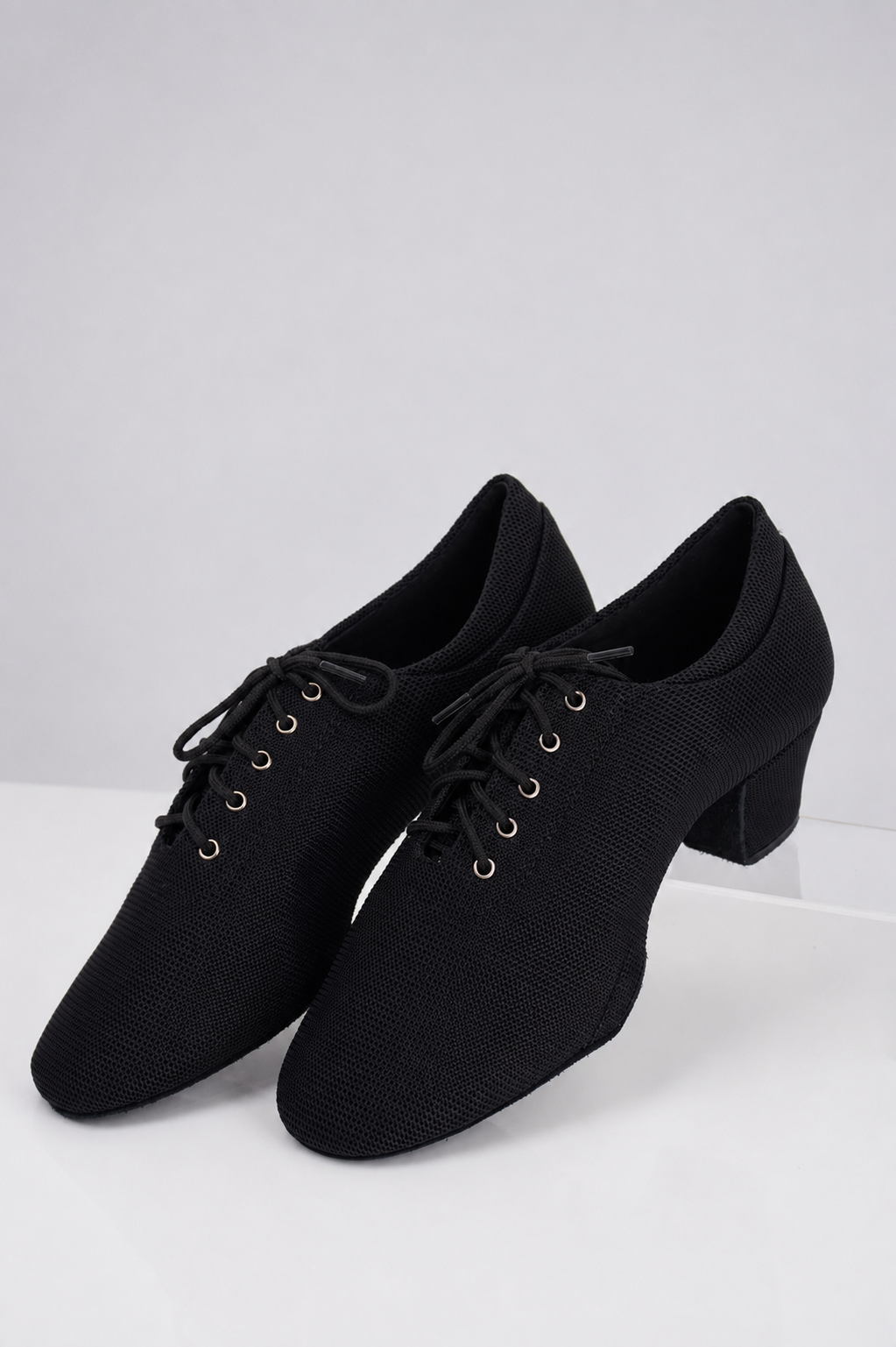 Galex – męskie buty do tańca latynoamerykańskiego, czarny zamsz