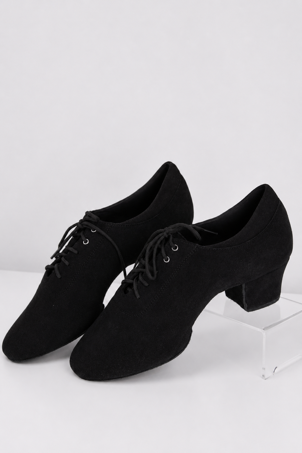 Galex – męskie buty do tańca latynoamerykańskiego, czarny zamsz