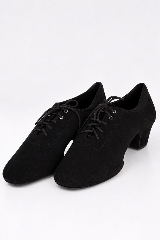 Galex – męskie buty do tańca latynoamerykańskiego, czarny zamsz