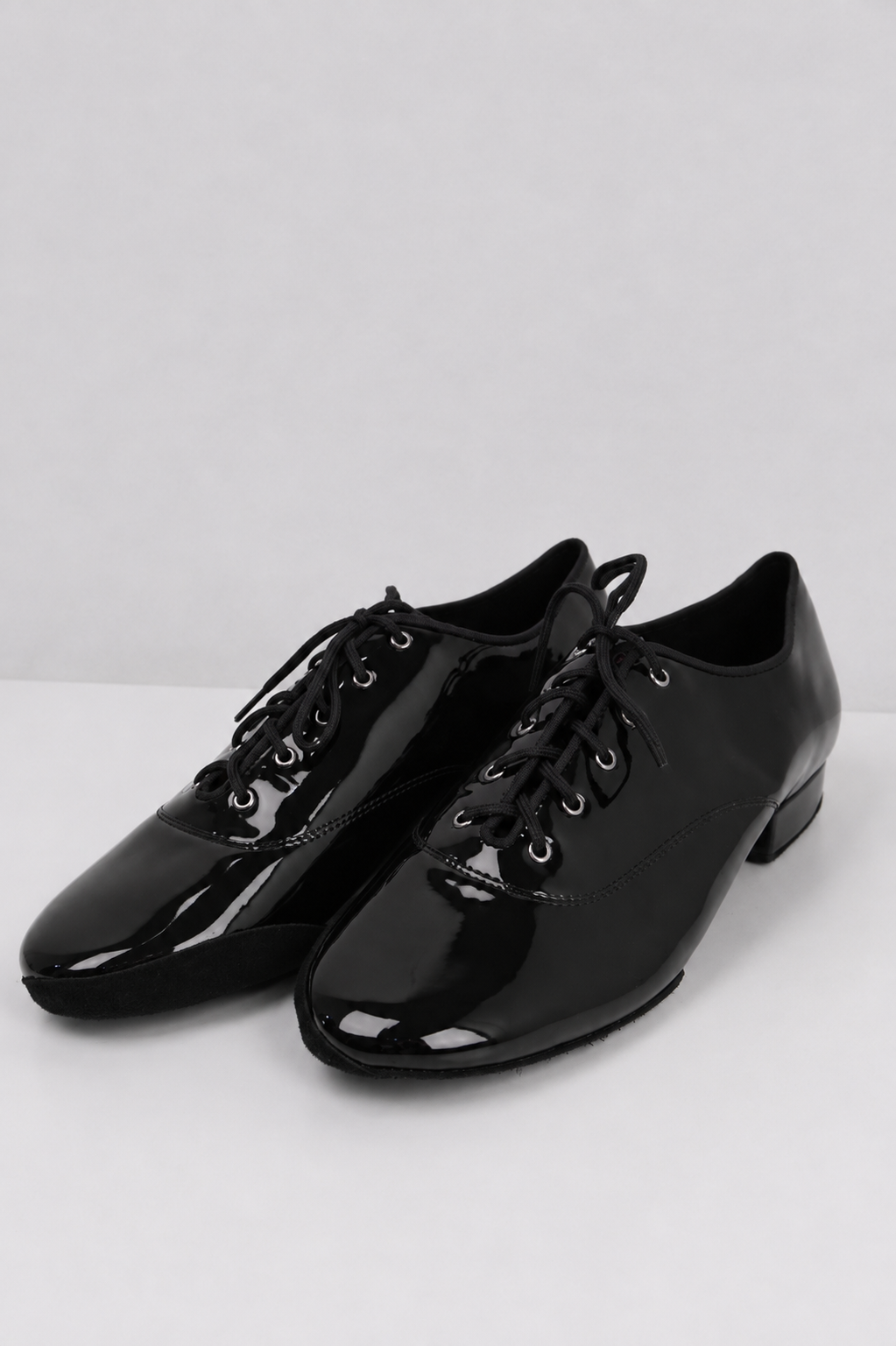Galex – męskie buty do tańca standardowego, czarny lakier