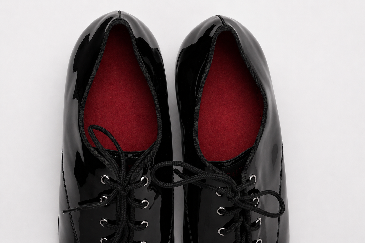 Galex – męskie buty do tańca standardowego, czarny lakier