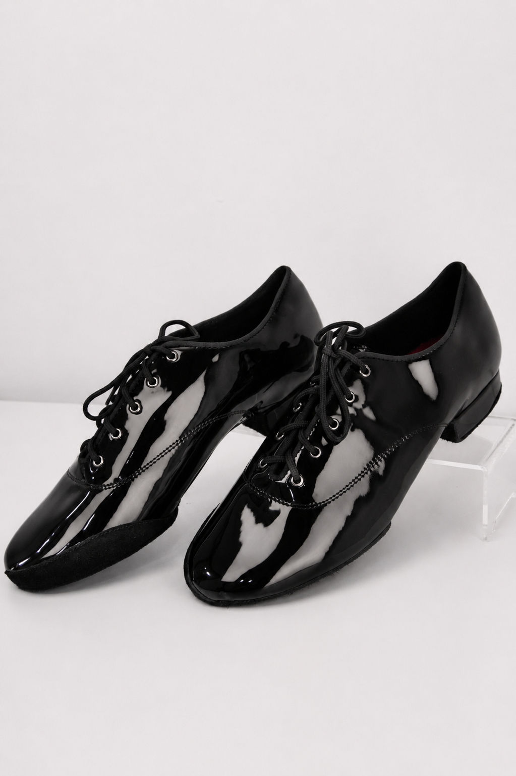 Galex – męskie buty do tańca standardowego, czarny lakier