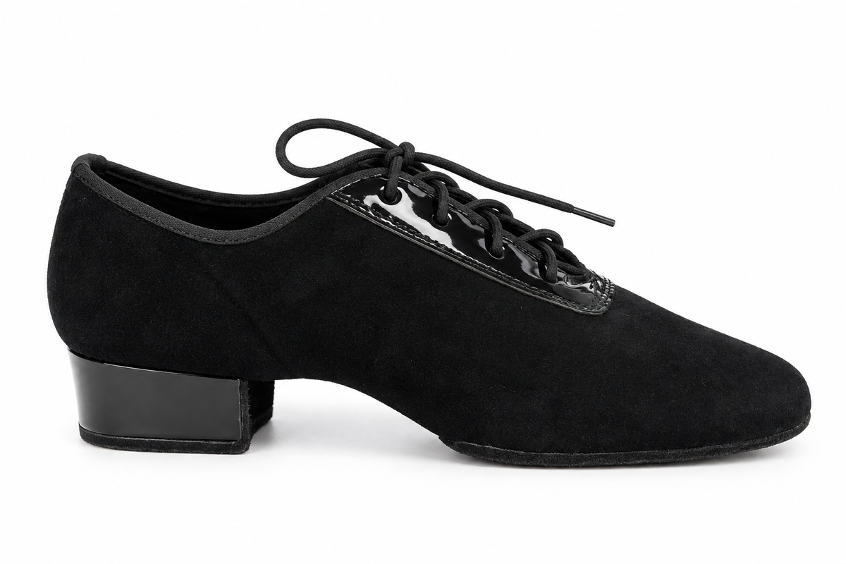 SVS Modern – Uniwersalne buty taneczne, zamsz + lakier