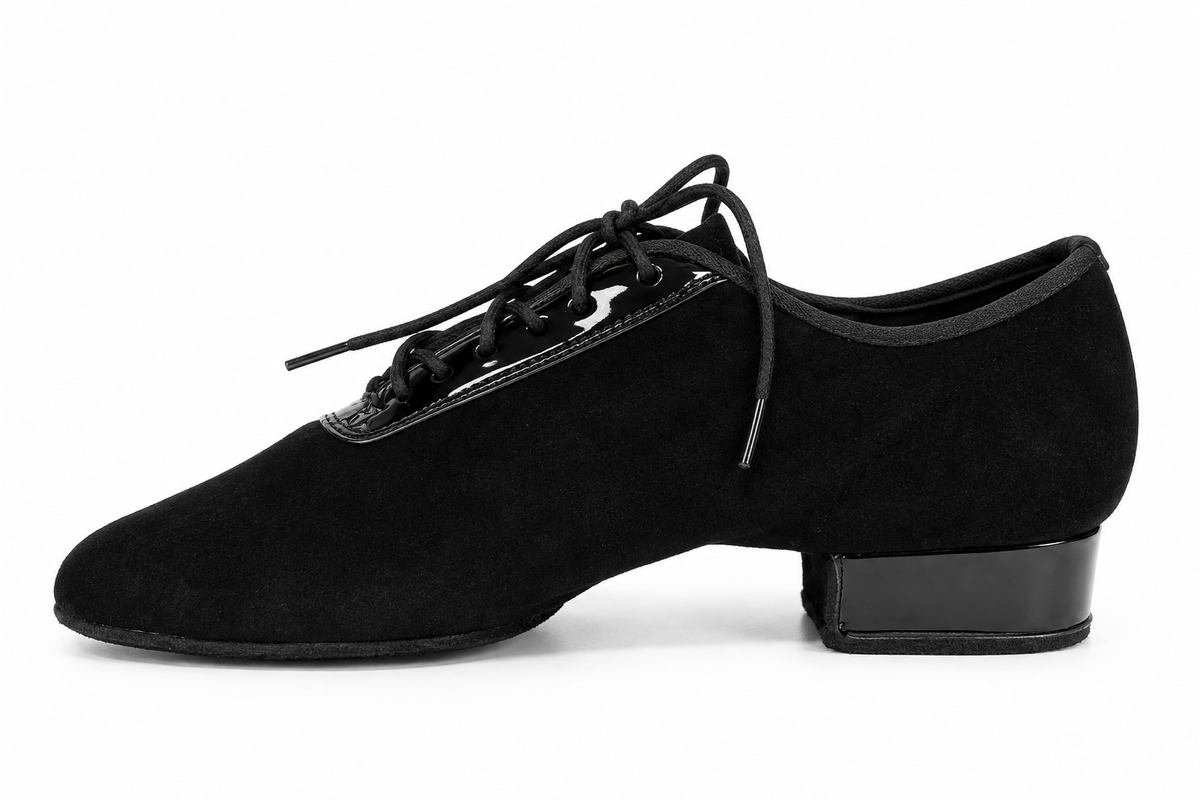 SVS Modern – Uniwersalne buty taneczne, zamsz + lakier