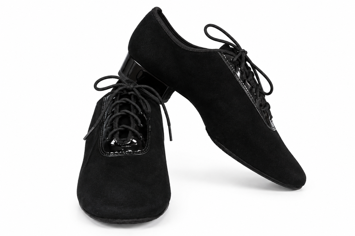 SVS Modern – Uniwersalne buty taneczne, zamsz + lakier