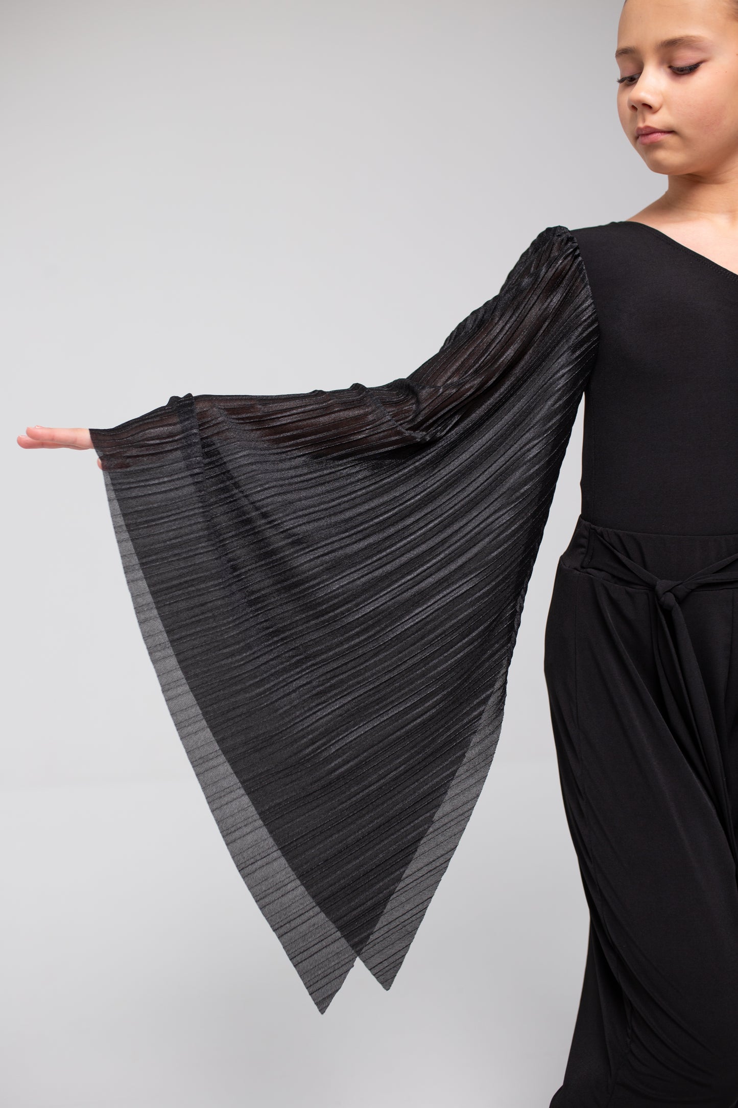 Bodysuit with elegant sleeve 