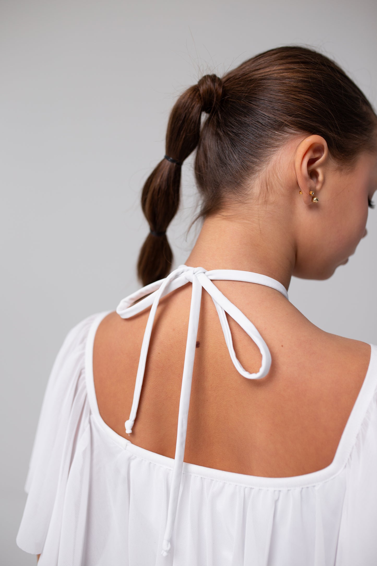 Elegant bodysuit in white