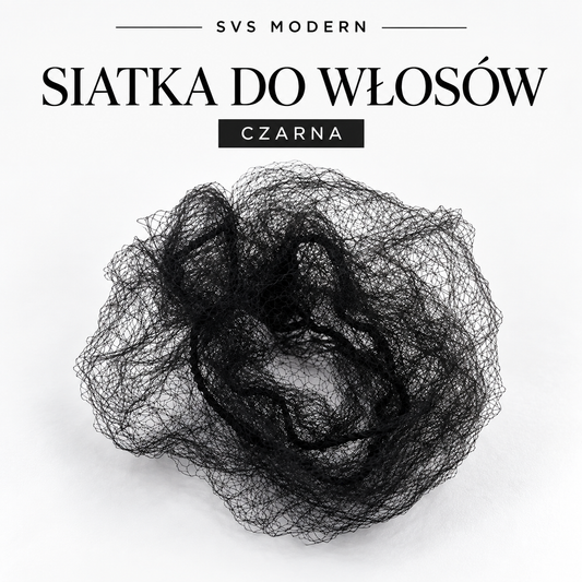 Czarna Siatka do Włosów